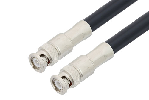 Fire Rated Bnc Male To Bnc Male Low Loss Cable Using Lmr 400 Fr Coax 6906