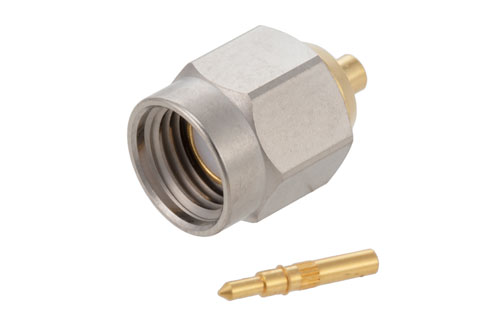 SMA Male Precision Connector Solder Attachment for PE-047SR, PE-SR047AL, PE-SR047FL