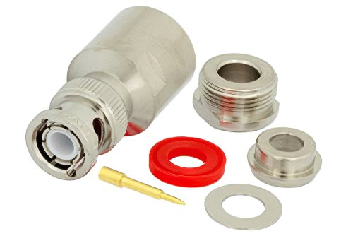 BNC Male Connector Clamp/Solder Attachment For PE-C300