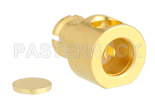 SMP Female Right Angle Connector Solder Attachment for PE-SR405AL, PE-SR405FL, PE-SR405FLJ, PE-SR405TN, RG405