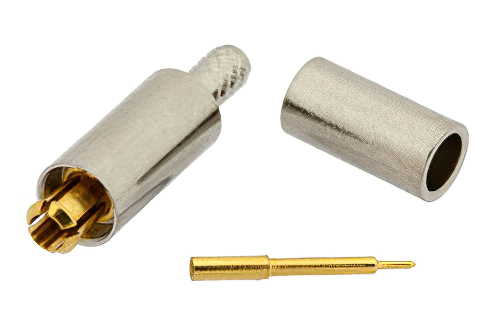 MC-Card Plug Connector Crimp/Solder Attachment For RG178, RG196