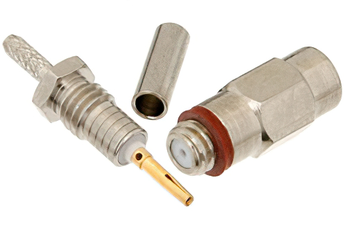 10-32 Female Connector Crimp/Solder Attachment for RG178, RG196