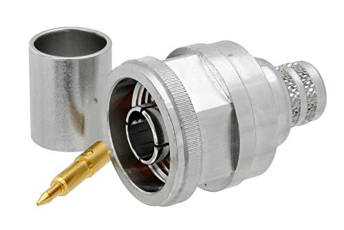 N Male Connector Crimp/Solder Attachment for PE-C400, PE-B400, PE-B405, LMR-400, LMR-400-DB, LMR-400-UF, 0.400 inch
