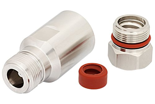 N Female Low PIM Connector Clamp/Non-Solder Contact Attachment For 1/2" Superflexible, PE-1/2SFHC