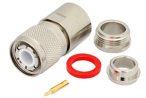 HN Male Connector Clamp/Solder Attachment for RG14, RG217