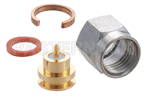 SMA Male Connector Solder Attachment for RG405, RG405 Tinned