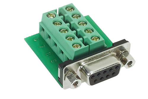 DB9 Female Connector for Field Termination