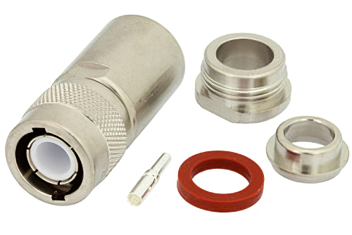 C Male Connector Clamp/Solder Attachment for RG213, RG214, RG8, RG9, RG11, RG225, RG393, RG144, RG216, RG215, High Voltage