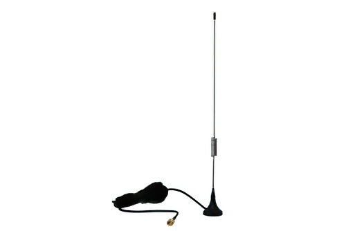 Wire Mobile Antenna Operates From 902 MHz to 928 MHz With a Nominal 4 dBi Gain SMA Male Input Connector on 10 ft. of RG174