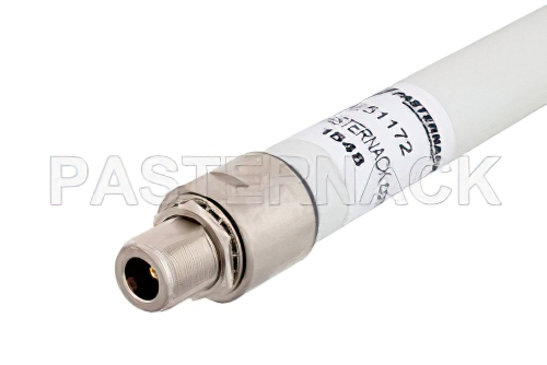 Fixed Antenna Operates From 2.4 GHz to 2.5 GHz With a Typical 8 dBi Gain N Female Input Connector IP67 Rated