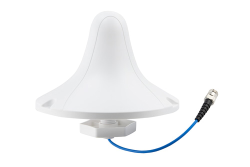 617-960 MHz / 1710-2700 MHz / 3400-4200 MHz / 4900-6000 MHz Low PIM Rated Dome V-pol Omni Antenna, Ceiling Mount, Type N Female Connector