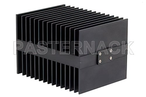 High Power 100 Watt RF Load Up To 2 GHz With BNC Female Input Square Body Black Anodized Aluminum Heatsink