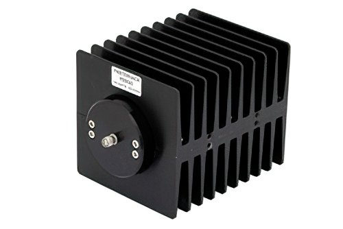 High Power 100 Watts RF Load Up To 2 GHz With SMA Female Input Square Body Black Anodized Aluminum Heatsink