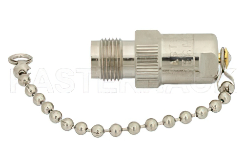 0.5 Watt RF Load with Chain Up to 1,000 MHz with TNC Female Nickel Plated Brass