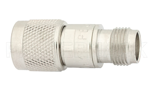 1 Watt Feed-Thru Load Up to 1,000 MHz with 75 Ohm TNC Male to Female Nickel Plated Brass