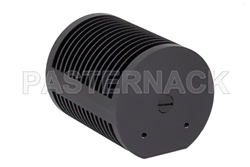 25 Watt RF Load Up To 18 GHz With SMA Male Input Round Body Black Anodized Aluminum Heatsink