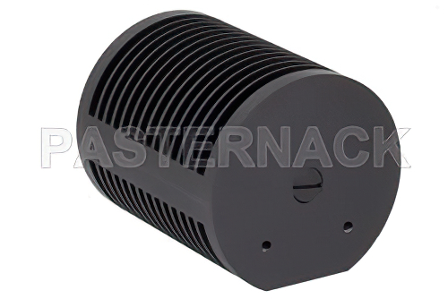 25 Watt RF Load Up To 18 GHz With N Female Input Round Body Black Anodized Aluminum Heatsink