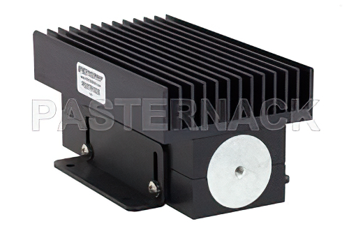 High Power 100 Watt RF Load Up to 2.7 GHz with 4.3-10 Male Black Anodized Aluminum