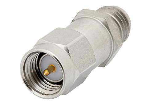 7 dB Fixed Attenuator, SMA Male to SMA Female Passivated Stainless Steel Body Rated to 2 Watts Up to 26 GHz