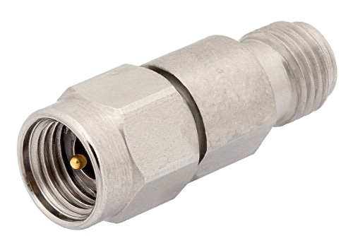 2 dB Fixed Attenuator, 2.92mm Male to 2.92mm Female Passivated Stainless Steel Body Rated to 1 Watt Up to 40 GHz