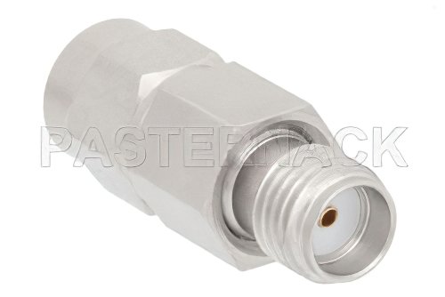 12 dB Fixed Attenuator, SMA Male to SMA Female Passivated Stainless Steel Body Rated to 2 Watts Up to 6 GHz