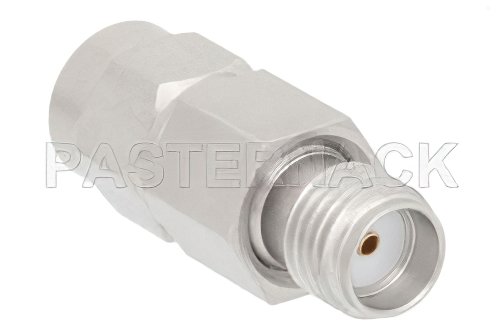 40 dB Fixed Attenuator, SMA Male to SMA Female Passivated Stainless Steel Body Rated to 2 Watts Up to 6 GHz