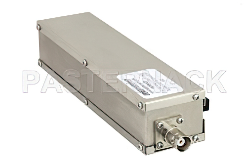 0 to 82.5 dB Push Button Step Attenuator, BNC Female to BNC Female Rated to 1 Watt Up to 750 MHz
