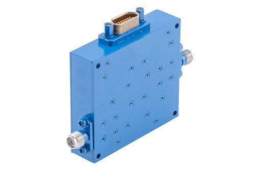 Voltage Variable PIN Diode Attenuator, 0 to 60 dB, 4 GHz to 8 GHz, SMA, 15-Pin D-Subminiature Control