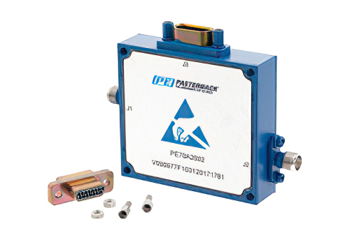 Voltage Variable PIN Diode Attenuator, 0 to 60 dB, 6 GHz to 12 GHz, SMA, 15-Pin D-Subminiature Control