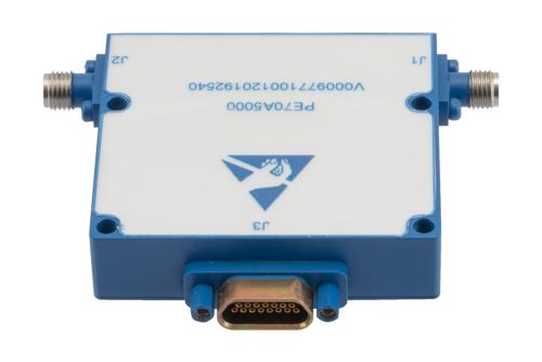 60 dB With 8 Bit Programmable TTL Controlled Attenuator, SMA Female To SMA Female, 0.25 dB Steps From 30 MHz To 6 GHz