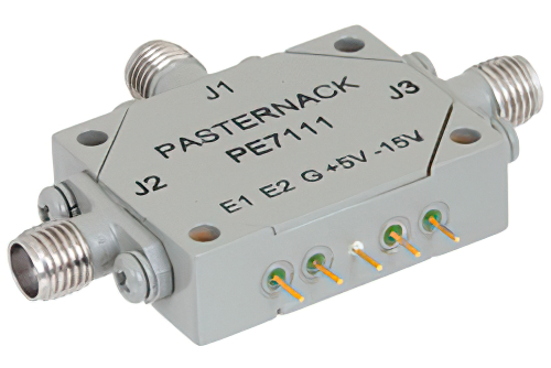 SMA SPDT PIN Diode Switch Operating From 10 MHz to 1,000 MHz Up To +30 dBm