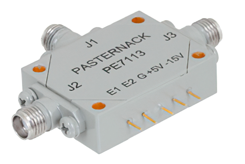 SMA SPDT PIN Diode Switch Operating From 1 GHz to 18 GHz Up To +27 dBm