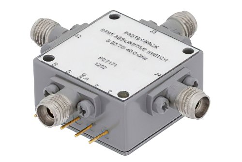 2.92mm SP3T PIN Diode Switch Operating From 500 MHz to 40 GHz Up To +20 dBm