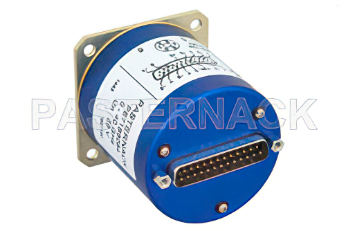 SP6T Electromechanical Relay Latching Switch, Terminated, DC to 40 GHz, up to 40W, 28V Indicators, Reset, 2.92mm