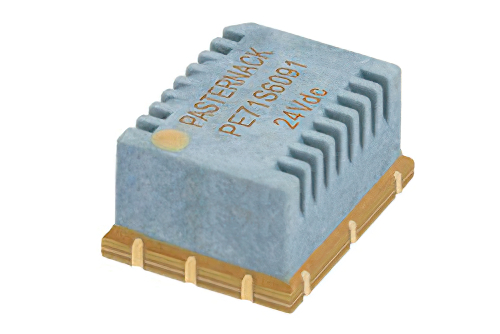 SPDT Electromechanical Relay Latching Switch, DC to 3 GHz, up to 400W, 24V, Hot Switching, SMT