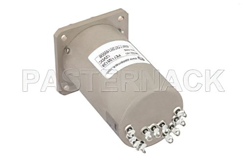SP4T Electromechanical Relay Normally Open Switch, DC to 22 GHz, 20W, 12V Indicators, TTL, Diodes, SMA