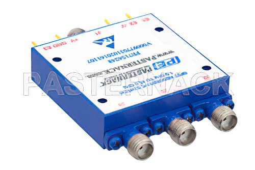 Absorptive SP3T PIN Diode Switch Operating From 1 GHz to 18 GHz Up to 0.1 Watts (+20 dBm) and Field Replaceable SMA