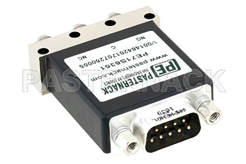 SPDT Electromechanical Relay Failsafe Switch, DC to 18 GHz, up to 90W, 12V, Indicators, SMA