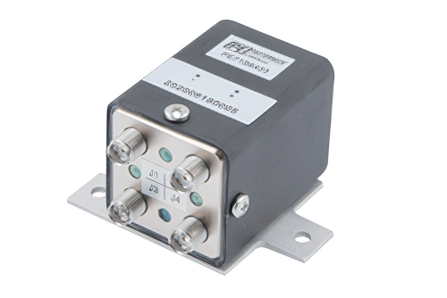 Transfer Failsafe DC to 18 GHz Electro-Mechanical Relay Switch, 90W, 28V, 2M Lifecycles, SMA