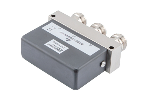 SPDT Latching Self Cut-Off DC to 12 GHz Electro-Mechanical Relay Switch, Up To 600W, 5M Lifecycles, Suppression Diodes, 12V, N