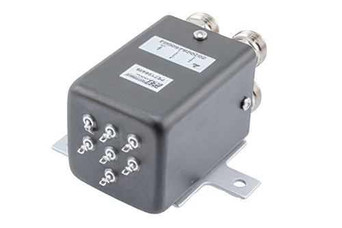 Transfer Latching DC to 12 GHz Electro-Mechanical Relay Switch, TTL, 600W, 28V, 5M Lifecycles, Self Cutoff, Diodes, N