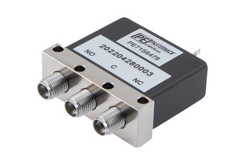 SPDT Electromechanical Relay Failsafe Switch, DC to 40 GHz, 10W, 28V, 2.92 mm