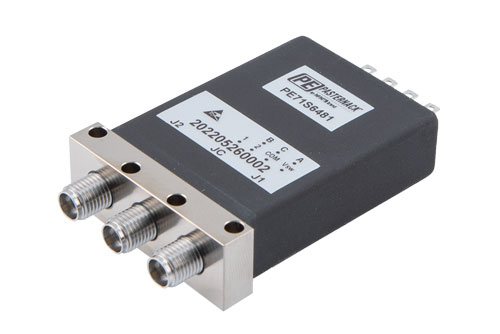 SPDT Electromechanical Relay Latching Switch, DC to 40 GHz, 10W, 28V, Self Cut Off, 2.92 mm