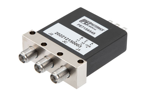 SPDT, IP64 Rated Electromechanical Relay Latching Switch, DC to 18 GHz ...