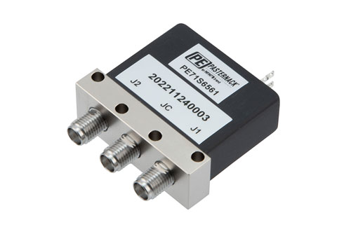 SPDT Electromechancial Relay Latching Switch, +COM, DC to 18 GHz, 90W ...