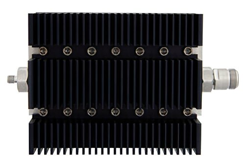 40 dB Fixed Attenuator, SMA Female To N Female Directional Black Anodized Aluminum Heatsink Body Rated To 100 Watts Up To 6 GHz
