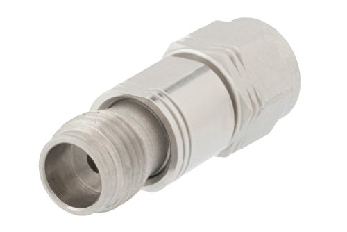 4 dB Fixed Attenuator, 1.85mm Male to 1.85mm Female Passivated Stainless Steel Body Rated to 1 Watt Up to 65 GHz