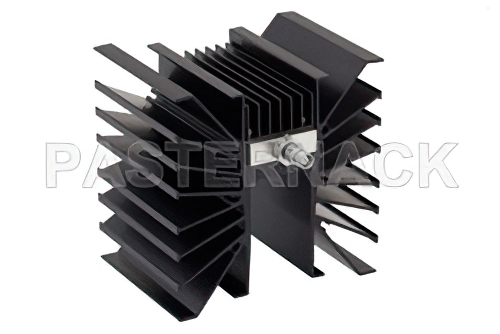 3 dB Fixed Attenuator, TNC Male To TNC Female Directional Black Aluminum Heatsink Body Rated To 300 Watts Up To 3 GHz