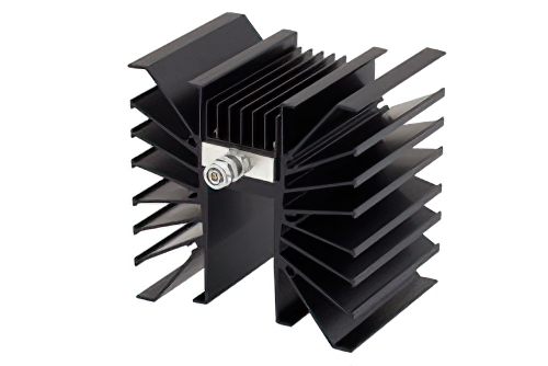40 dB Fixed Attenuator, TNC Male To TNC Female Directional Black Aluminum Heatsink Body Rated To 300 Watts Up To 3 GHz