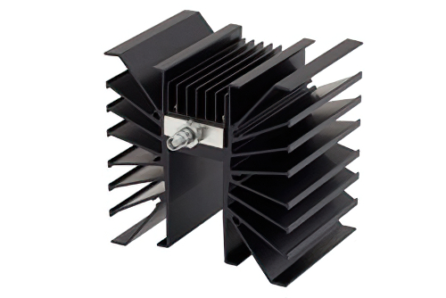 20 dB Fixed Attenuator, TNC Female To TNC Male Directional Black Aluminum Heatsink Body Rated To 300 Watts Up To 3 GHz